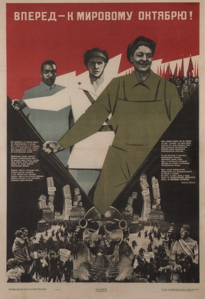 Framåt världen oktober!, 1933 av Klinch