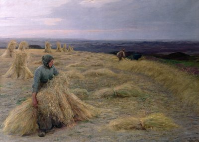 Skördarna, Svinklov-Viildemosen, Jylland av Knud Larsen