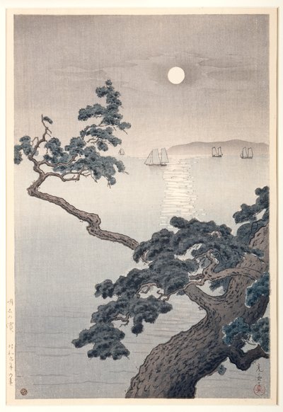 Akashi Beach, våren av Koitsu Tsuchiya