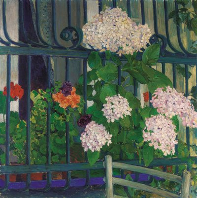geranium; pelargoner av Koloman Moser