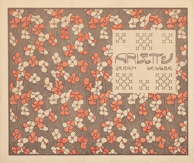 Arlette sidentyg, 1901. av Koloman Moser