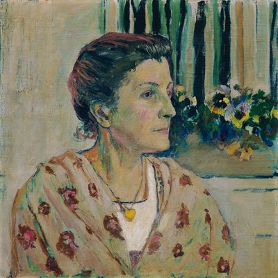 Charlotte Moser, syster till konstnären av Koloman Moser