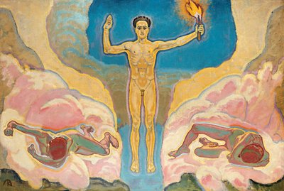 Das Licht - Ljuset ... (olja på duk) av Koloman Moser
