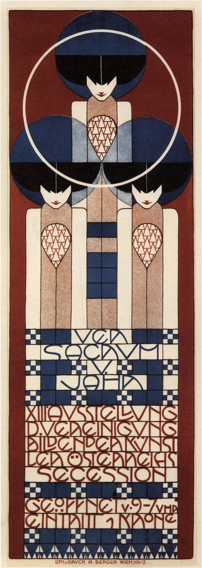 Affisch för Vienna Secession-utställningen, 1902 av Koloman Moser
