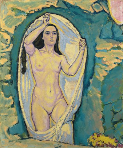 Venus i grottan - Moser, Koloman (1868-1918) - ca. 1914 - Olja på duk - 75,5x62,7 - Leopold Museum, Wien av Koloman Moser