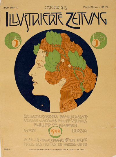 Österrikes illustrerade tidning, 1900. av Koloman Moser