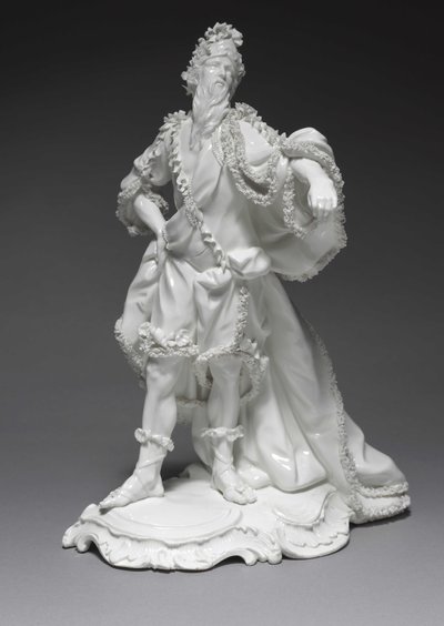 Oceanus, Frankenthal Porslinsfabrik, Tyskland, ca 1765 av Konrad Linck