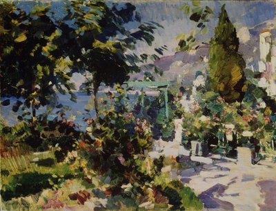 Gurzuf, 1917 av Konstantin Alekseevich Korovin