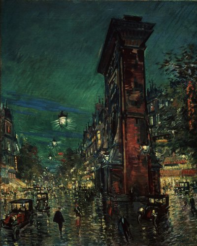 Paris, Porte Saint-Denis, 1923-1939 av Konstantin Alekseevich Korovin