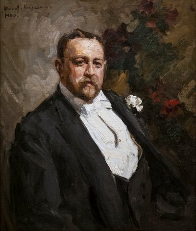 Porträtt av Ivan Abramovich Morozov av Konstantin Alekseevich Korovin