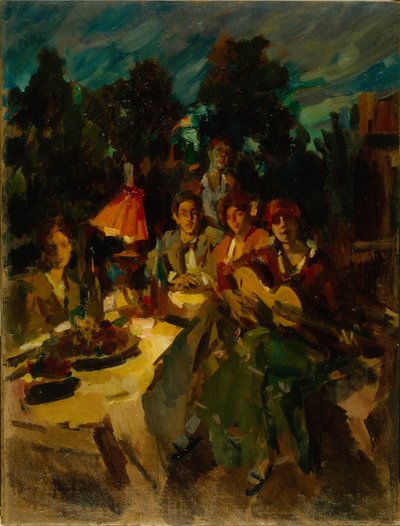 Södra natten av Konstantin Alekseevich Korovin