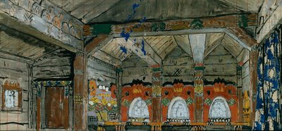 Scenografi för operan Prince Igor av A. Borodin, 1914 av Konstantin Alekseevich Korovin