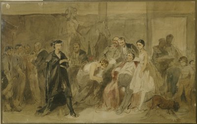 Bakom ridån i livegen teater av Konstantin Alexandrovich Trutovsky