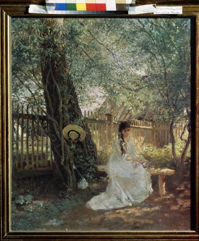 I trädgården av Konstantin Egorovich Makovsky