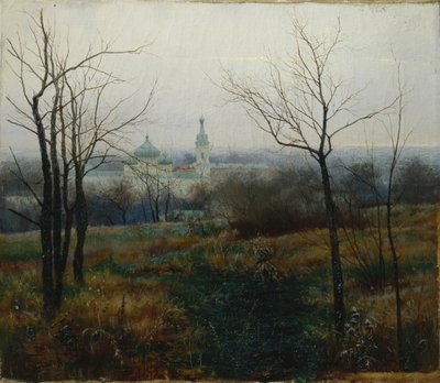 Hösten är över, 1887 av Konstantin Konstantinovich Pervukhin