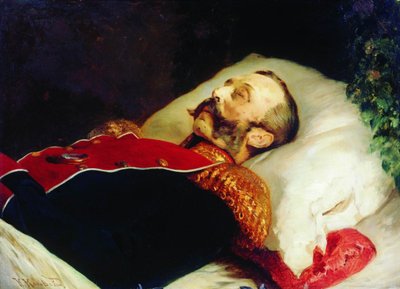 Konstantin Makovskij Alexander II på scenen 1881 av Konstantin Makovsky