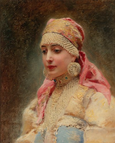 Makovsky Boyarynya av Konstantin Makovsky