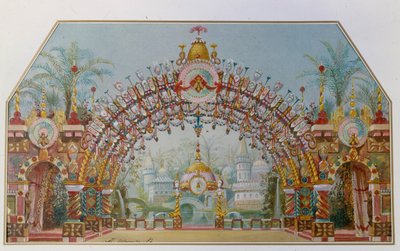 Scenografi för baletten Nötknäpparen av P. Tchaykovsky, 1892 av Konstantin Matveevich Ivanov