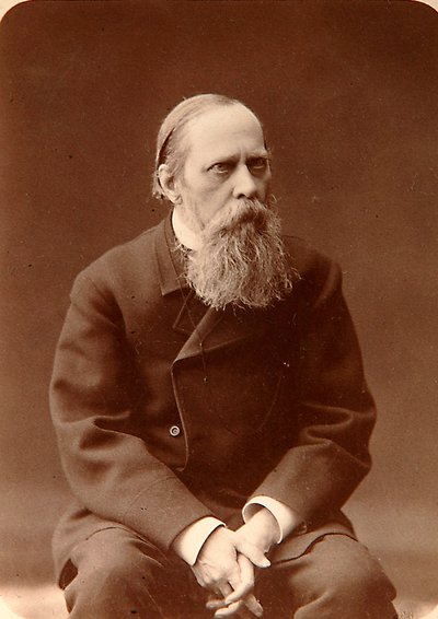 Mikhail Saltykov-Shchedrin, rysk författare, 1880-talet av Konstantin Schapiro