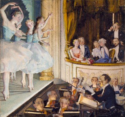 Rysk balett, 1930 av Konstantin Somov