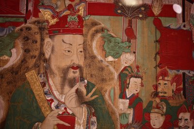 Ogwan, den fjärde kungen av helvetet (detalj), 1798 av Korean School