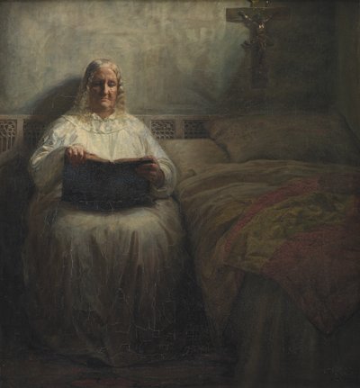 Leonora Christina i Maribo kloster av Kristian Zahrtmann