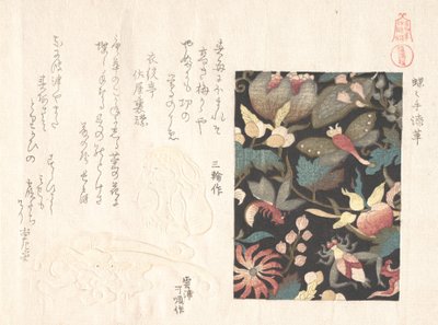 Design för läder och Netsuke, 1800-talet. av Kubo Shunman