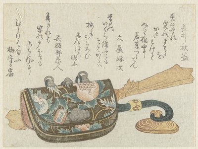 Set med rökredskap av Kubota Shunman (attributed to)