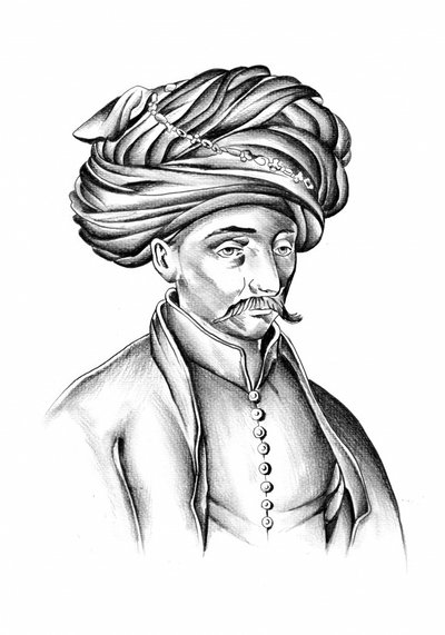 En värdig man i turban av Kulik