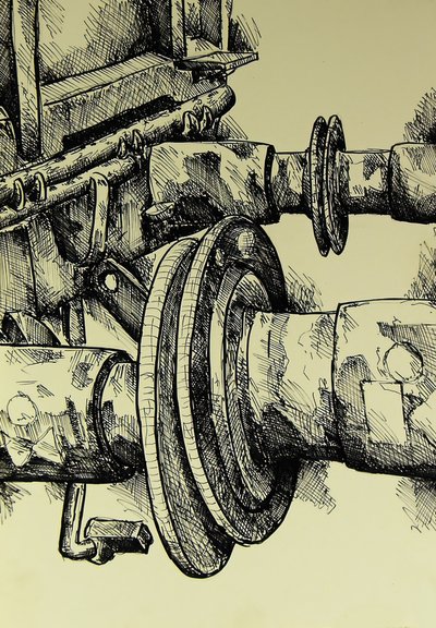 Detaljer om industrimaskiner av Kulik
