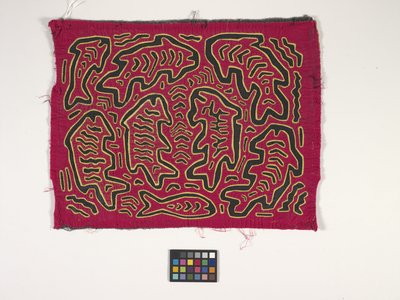 Skjortapanel (Mola) (foto) av Kuna Indian Culture