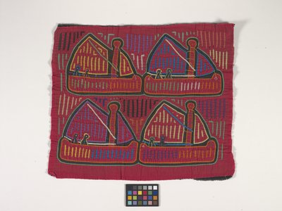 Skjortapanel (Mola) (foto) av Kuna Indian Culture