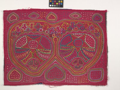 Skjortapanel (Mola) (foto) av Kuna Indian Culture