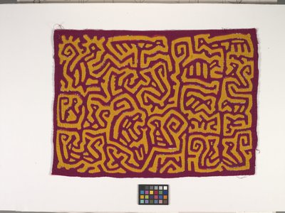 Skjortapanel (Mola) (foto) av Kuna Indian Culture