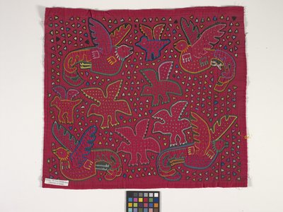 Skjortapanel (Mola) (foto) av Kuna Indian Culture