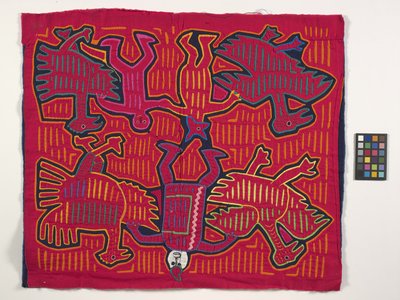 Skjortapanel (Mola) (foto) av Kuna Indian Culture