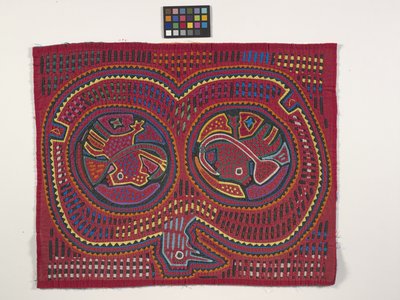 Skjortapanel (Mola) (foto) av Kuna Indian Culture