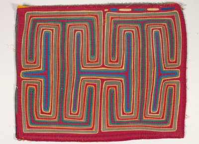 Skjortpanel (mola), ca 1950 (applicerad bomull) av Kuna Indian Culture