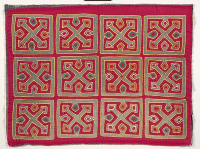 Skjortpanel (mola), ca 1950 (applicerad bomull) av Kuna Indian Culture