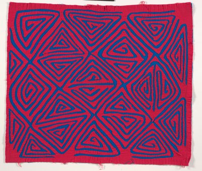 Skjortpanel (mola), ca 1950 (applicerad bomull) av Kuna Indian Culture