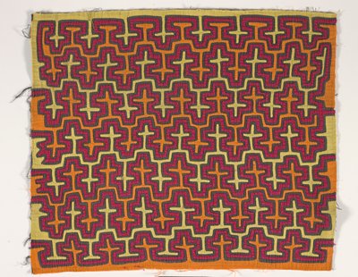 Skjortpanel (mola), ca 1950 (applicerad bomull) av Kuna Indian Culture