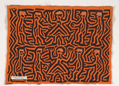 Skjortpanel (mola), ca 1950 (applicerad bomull) av Kuna Indian Culture