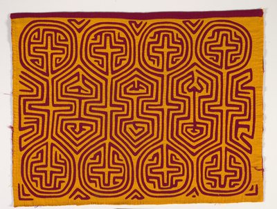 Skjortpanel (mola), ca 1950 (applicerad bomull) av Kuna Indian Culture