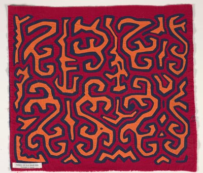 Skjorta panel (mola) (applicerad bomull) av Kuna Indian Culture