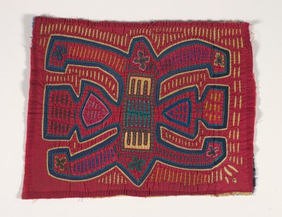 Skjorta panel (mola) (applicerad bomull) av Kuna Indian Culture