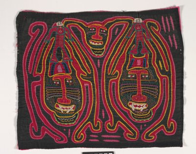 Skjorta panel (mola) (applicerad bomull) av Kuna Indian Culture