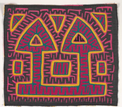 Skjorta panel (mola) (applicerad bomull) av Kuna Indian Culture