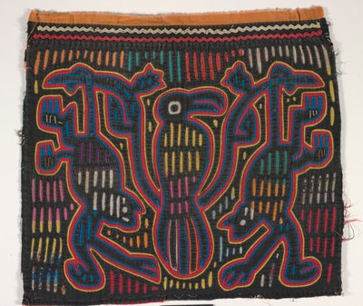 Skjorta panel (mola) (applicerad bomull) av Kuna Indian Culture
