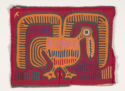 Skjortapanel (MOLA) (Appliqued Cotton) av Kuna Indian Culture