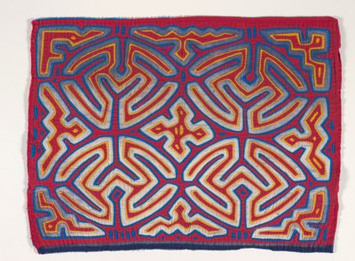 Skjorta panel (mola) (applicerad bomull) av Kuna Indian Culture